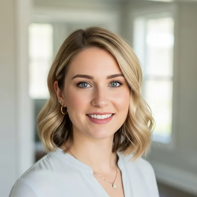 amanda leblanc white female reviewer headshot home background avatar