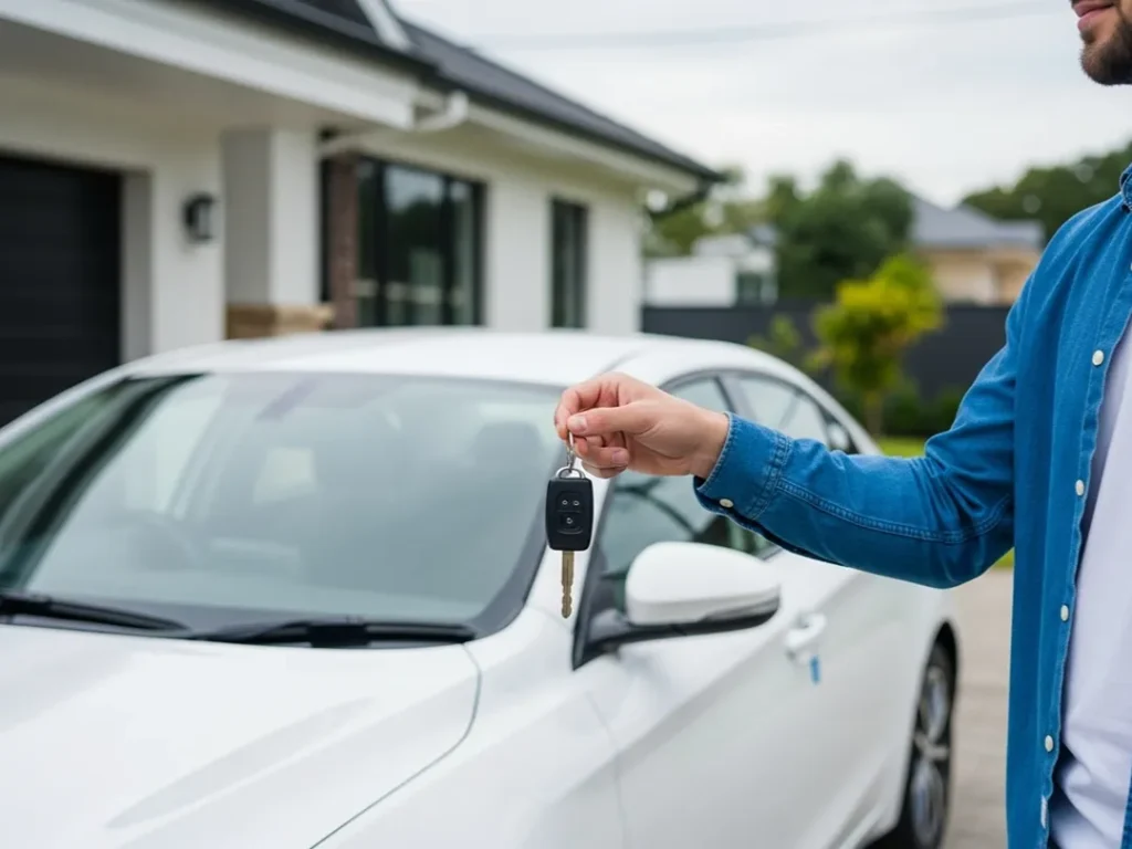 vehicle title transfer new owner car keys