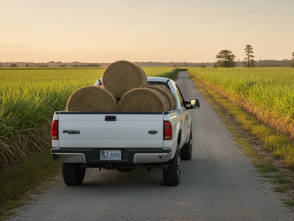 louisiana farm use vehicle qualifying farm truck sugarcane field