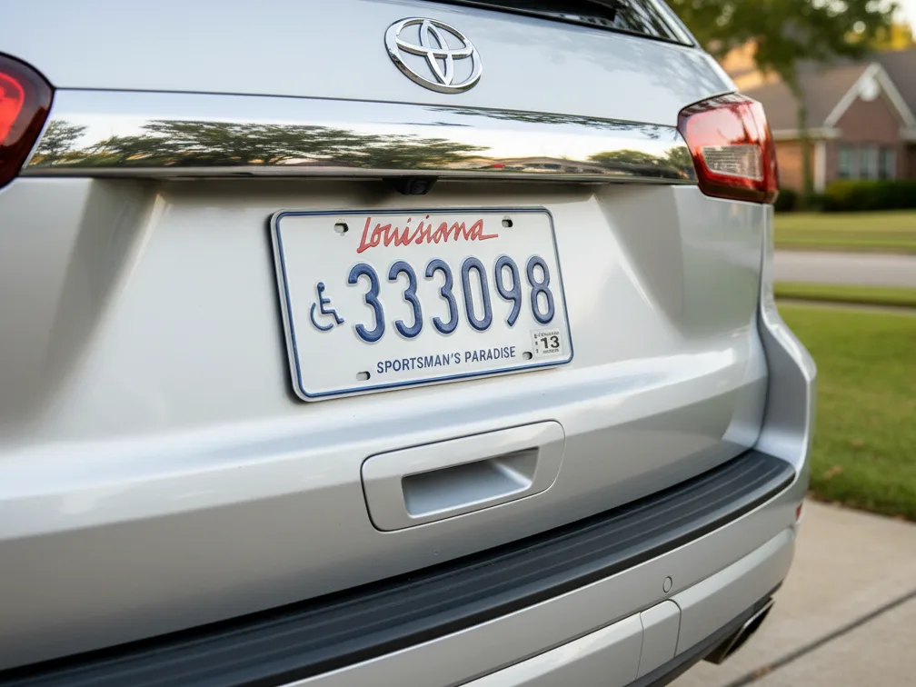 louisiana handicap parking placard mobility access hang tag