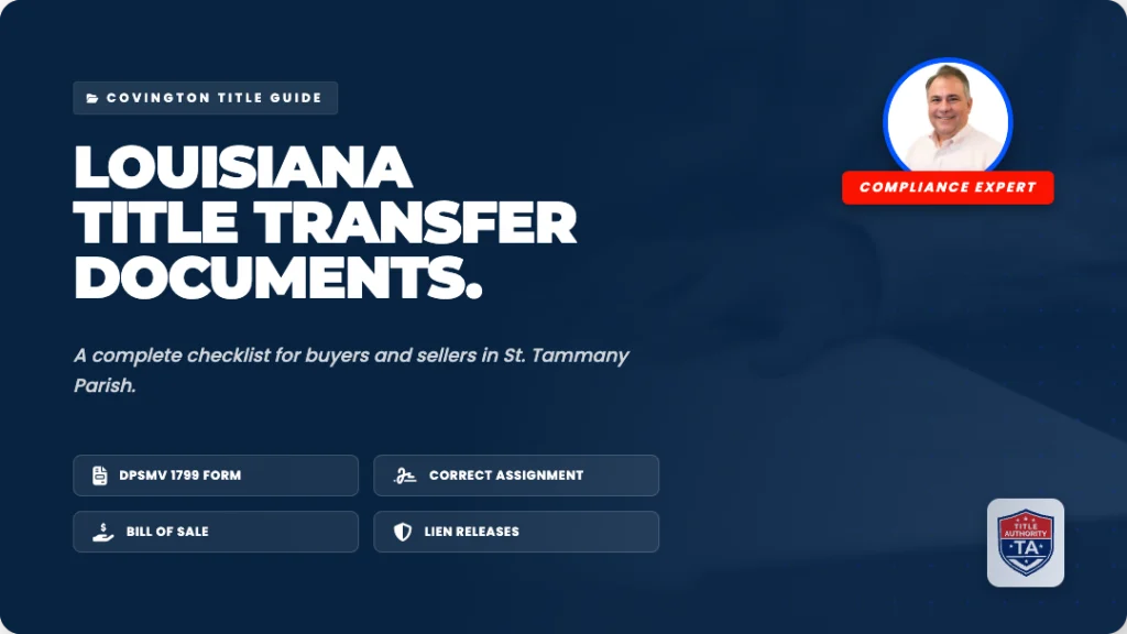 louisiana title transfer documents